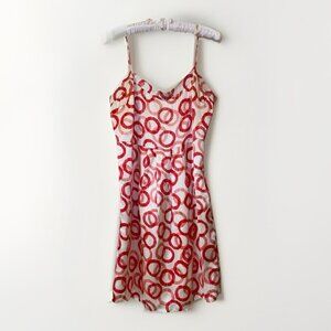 2000s JUICY COUTURE Silk Mini Party Dress Fairy Flirty Coquette Boho Y2k Size 12